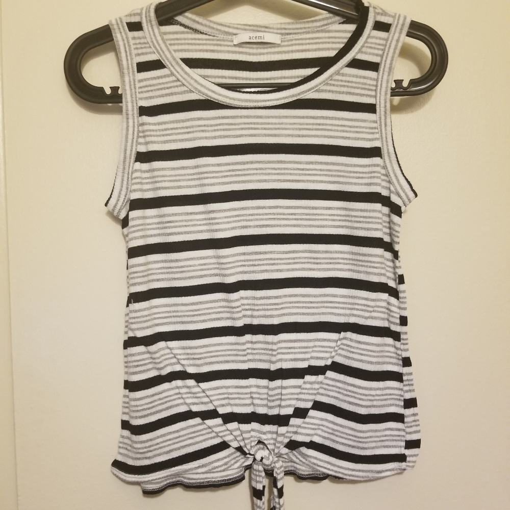 Striped tank top sz small